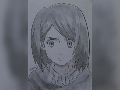 Re-draw : Petra Rall anime attack on titan pencil art petra rall shingeki no kyojin