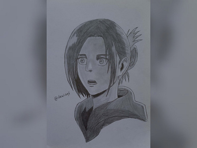 Re-draw : Annie Leonhart anime annie leonhart attack on titan pencil art shingeki no kyojin