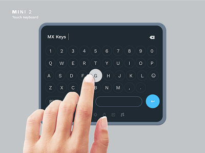 Mini 2 Touch keybord. Concept