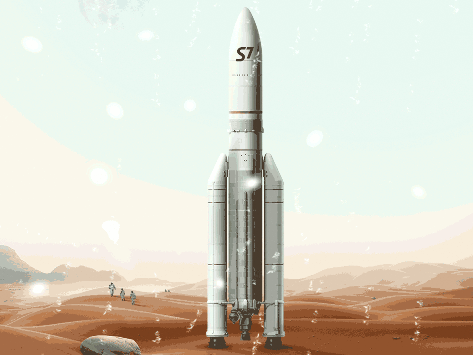 S7 space tourism. Space Tour Booking Website Concept app illustration space ui ux web