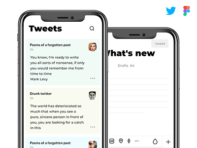 Twitter redesign concepts app twitter concept