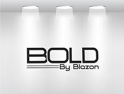 'Bold By Blazon' Typography logo brand identity branding graphic design logo logo design typography typography logo vector visual identity