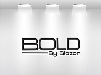 'Bold By Blazon' Typography logo brand identity branding graphic design logo logo design typography typography logo vector visual identity