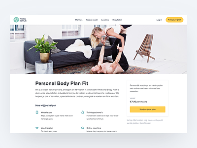Personal Body Plan product page dutch fitness health health and fitness nederlands product page workouts