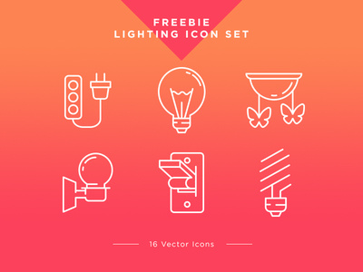 Free Icons Set – Lighting