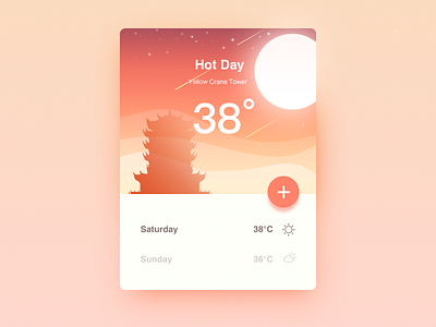 Hot Day illustration