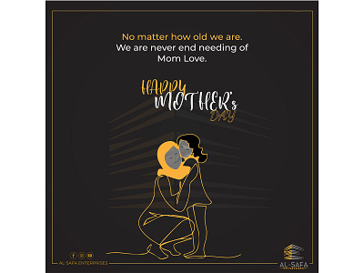 Happy Mother's Day graphic design illustration