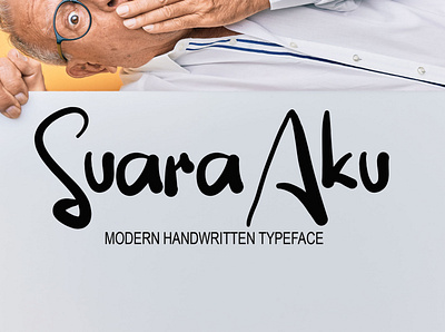 Suara Aku branding design font graphic design handwritten fonts illustration logo typeface typography ui