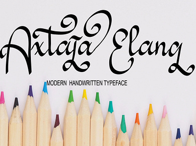 Axtaja Elang branding design font fonts graphic design handwritten fonts illustration logo typeface typography ui