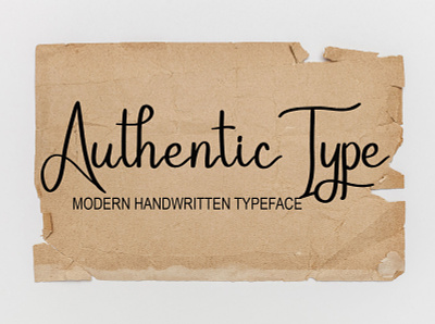 Authentic Type branding design font graphic design handwritten fonts illustration logo typeface typography ui