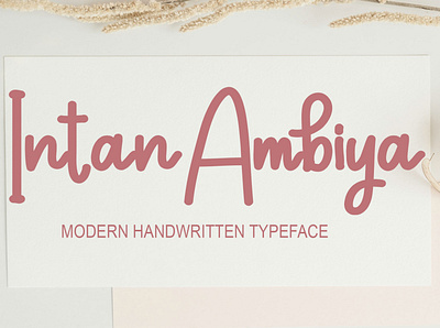 intan Ambiya branding design font graphic design handwritten fonts illustration logo typeface typography ui