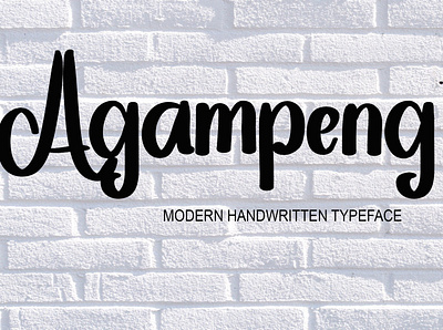 Agampeng branding design font graphic design handwritten fonts illustration logo typeface typography ui