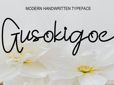 Gusokigoe branding design font graphic design handwritten fonts illustration logo typeface typography ui