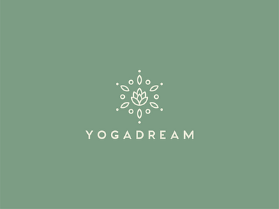 Yoga | Logo Design design designer flower graphic design green green logo logo mark namaste natural nature ornament typography yoga yoga logo zen