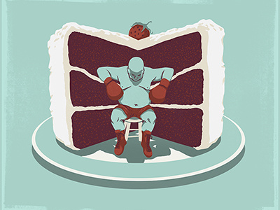 Battle of the Bulge baked conceptual debut dieting digital goods heavyweight illustration