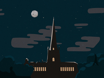 Bottesford church moon