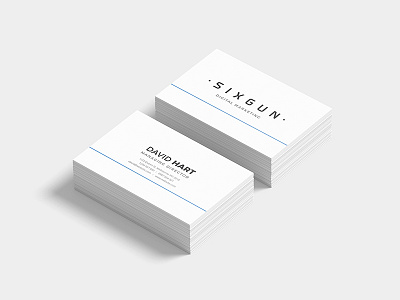 SIXGUN Business Card business card