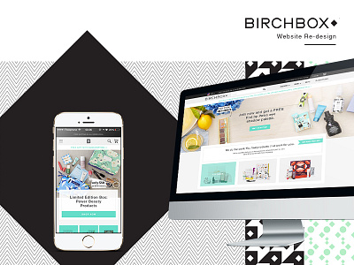 Birchbox Website Redesign website