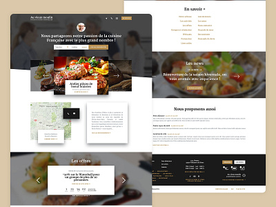 Cooking classes website cooking design homepage ui website