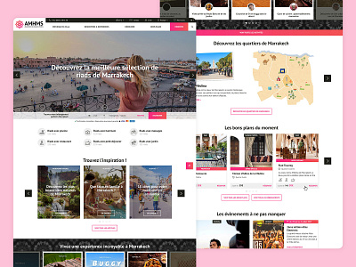 Tourism website design homepage tourism ui website