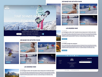 Ski tourism site