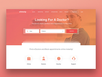 Healthcare CRM service app app concept branding design first shot icon illustator illustration interace landing page logo minimal typography ui ux vector web website welcome