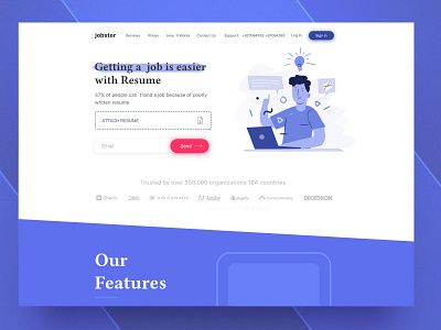 Job Service - Landing Page