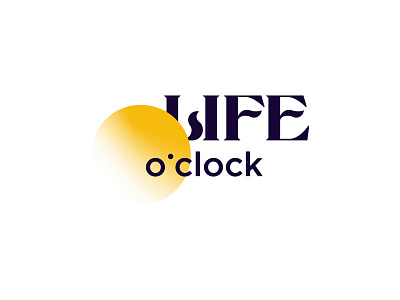 Life o'clock dawn life logo logodesign sun typogaphy