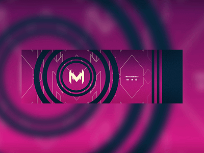 MOXI Twitter Header branding clean design geometric gradient header illustrator line art minimal twitter twitter header vector