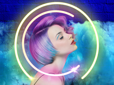 Neon party Poster