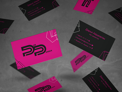 Design studio Business card branding design graphic design logo typography