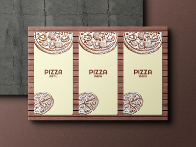 Pizzeria Flyer design graphic design logo typography