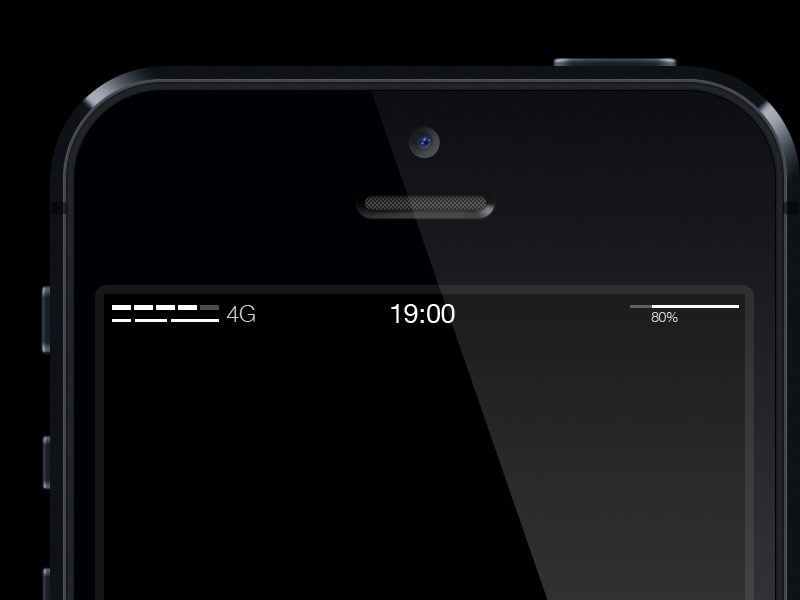 iOS Status Bar Concept by Erik Westerdahl on Dribbble