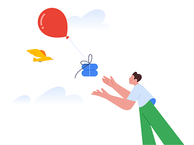 Google Fi character color googlefi illustration present