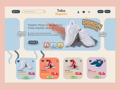 Website E-commerce Toko Sepatu