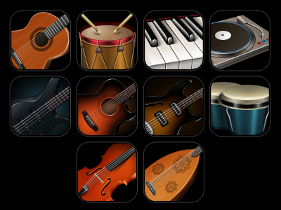 SoundZen Instruments app instruments interface ios music soundzen
