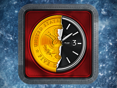 Time is Money app apple clock coin icon ios iphone money time time is money watch