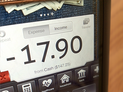 Easy Wallet - Entry apple easy interface ios ipad iphone money wallet