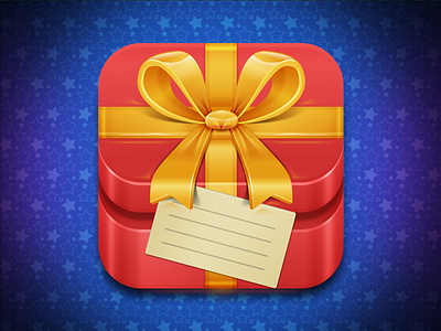 Present List icon app apple bow gift icon ios iphone present