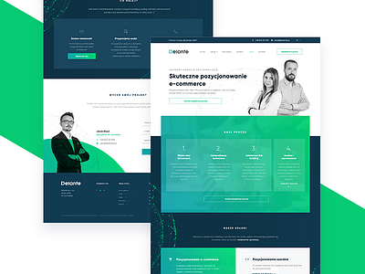 Delante homepage - redesign homepage landing page one page ui user experience ux web webdesign