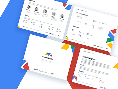 Project: Digital - Together with Google Developers Pitch Deck meetup pitch deck presentation style guide styleguide together with google developer