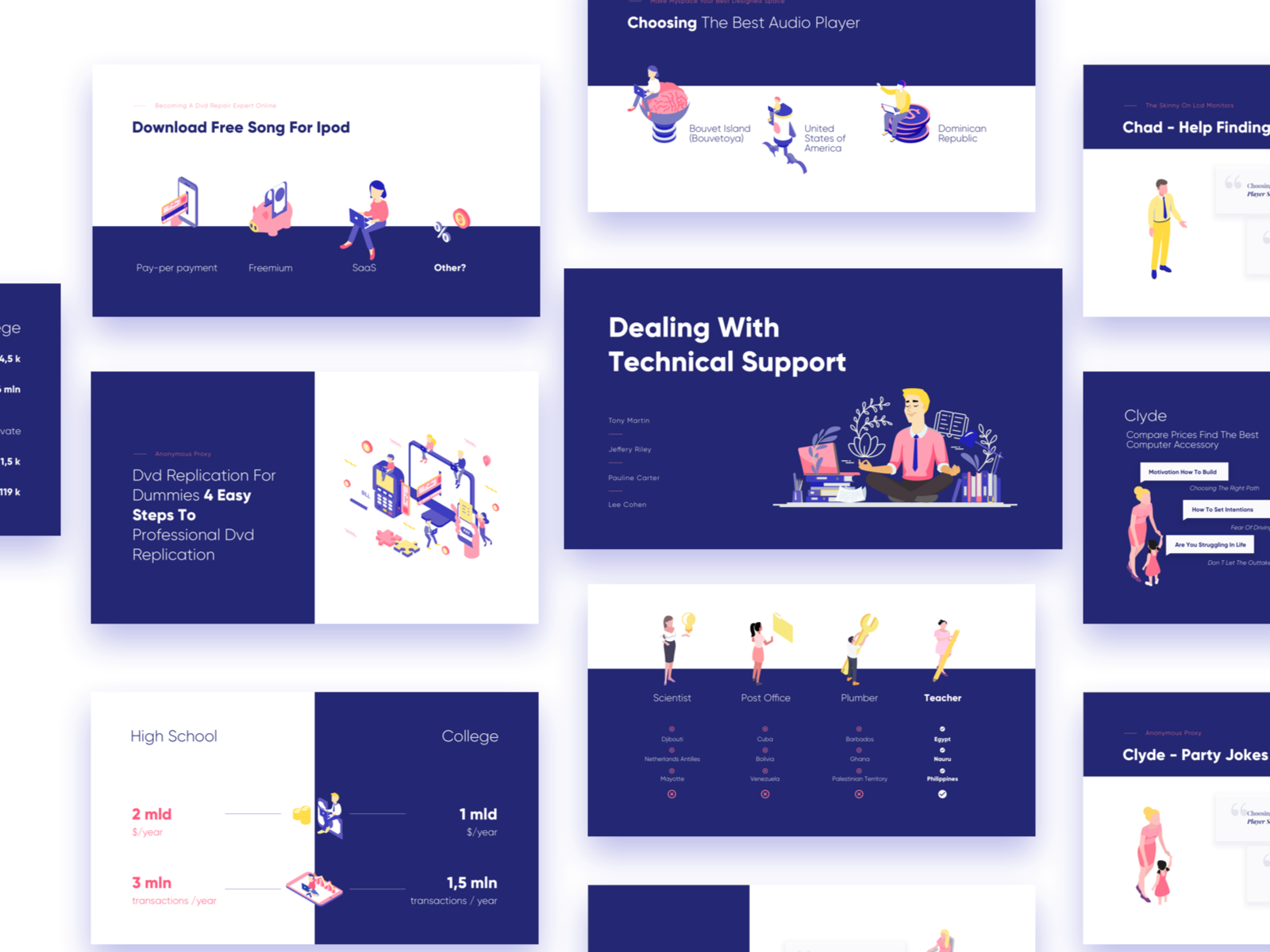 Pitch Deck presentation template by Tomasz Osowski for Project