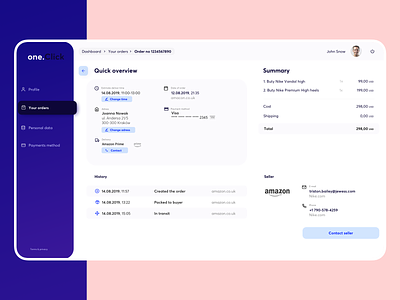 Orders Management - Dashboard customer management dashboard dashboard app dashboard design dashboard template ecommerce fintech order management payment app payments