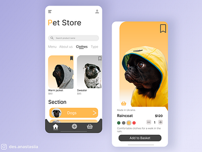 Pet Store Concept App