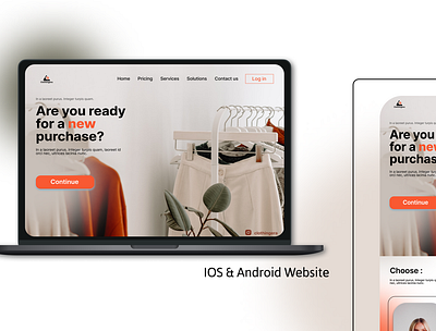 Clothing Store Menu Website app branding clothing store design graphic design illustration ui ux web website
