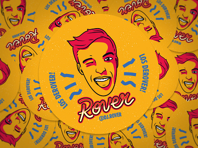 Dj Rover - Sticker Design