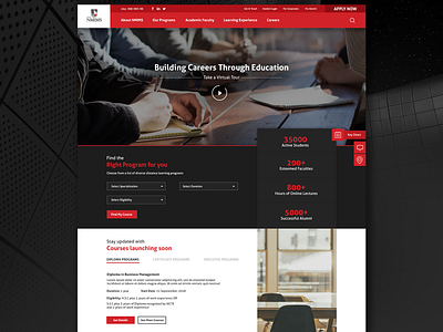 Educational Institute Interface