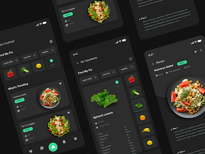 Cooking App UI