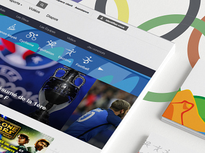 Olympic Games of RIO, 2016 - Web Illustration
