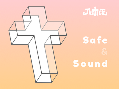 Justice - Safe and Sound [Cover] album and cover cross fresh hetic justice music nataf raphael safe sound
